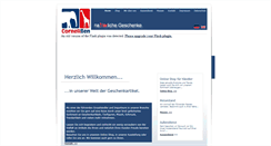 Desktop Screenshot of cornelissen-geschenke.de